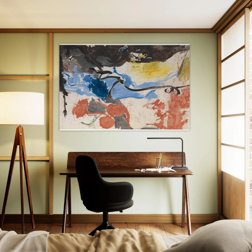 Hotel Cro-Magnon, 1958- Poster | Helen Frankenthaler Poster | Frankenthaler Helen