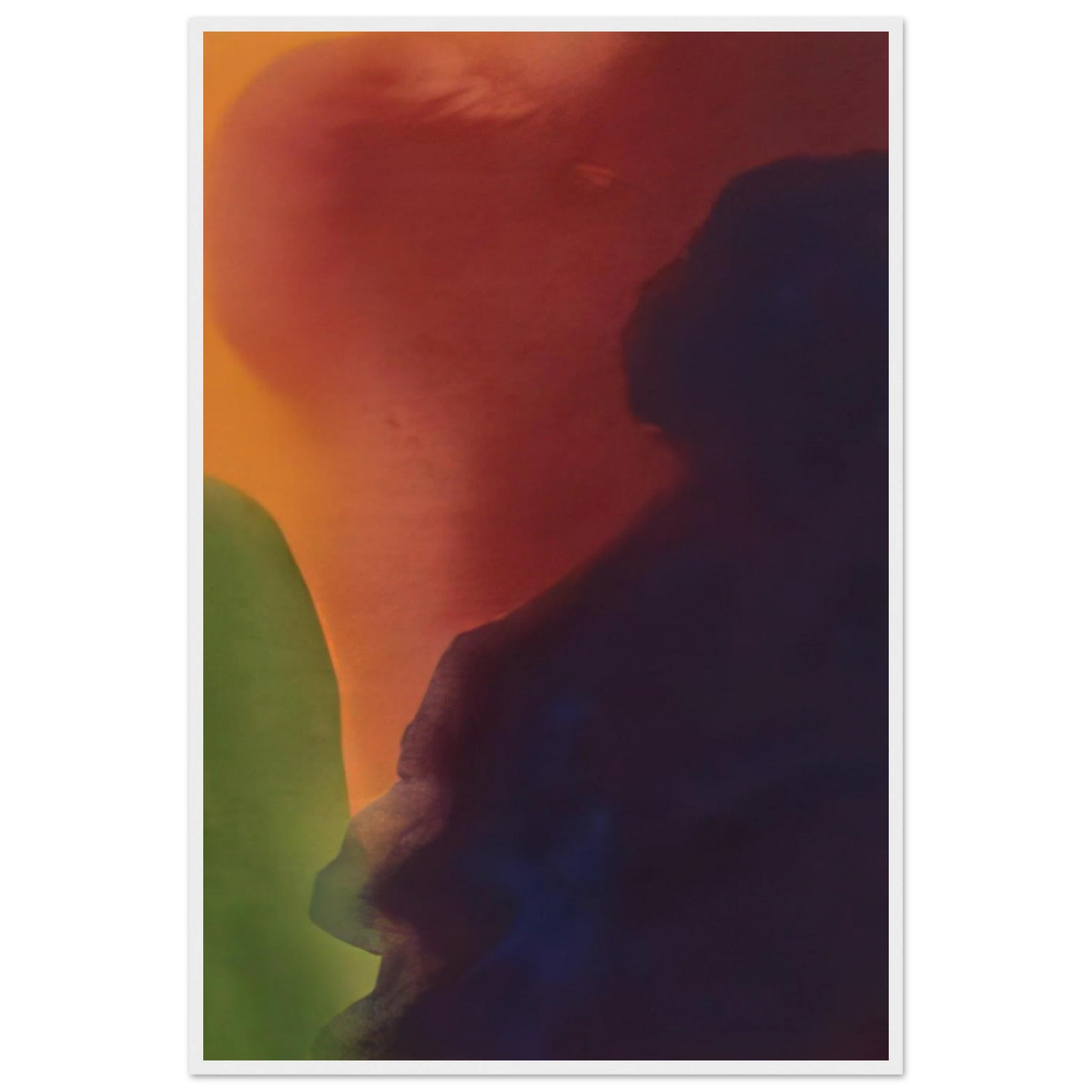 Blue Atmosphere III - 1963 Framed Poster | Helen Frankenthaler Framed Prints Wall Art | Frankenthaler Helen