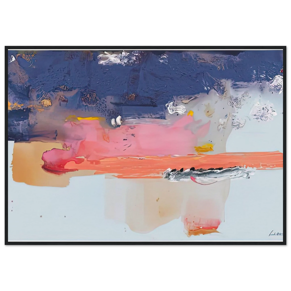 Western Roadmap, 1991- Framed Poster | Helen Frankenthaler Framed Prints Wall Art | Frankenthaler Helen