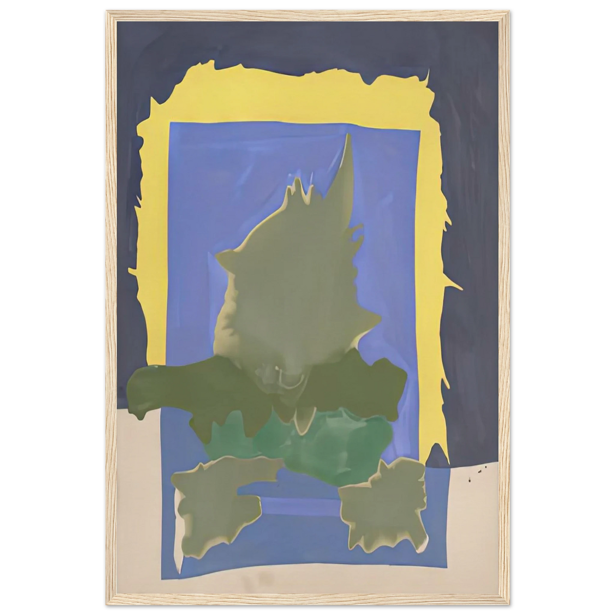 Interior Landscape, 1964- Framed Poster | Helen Frankenthaler Framed Prints Wall Art | Frankenthaler Helen