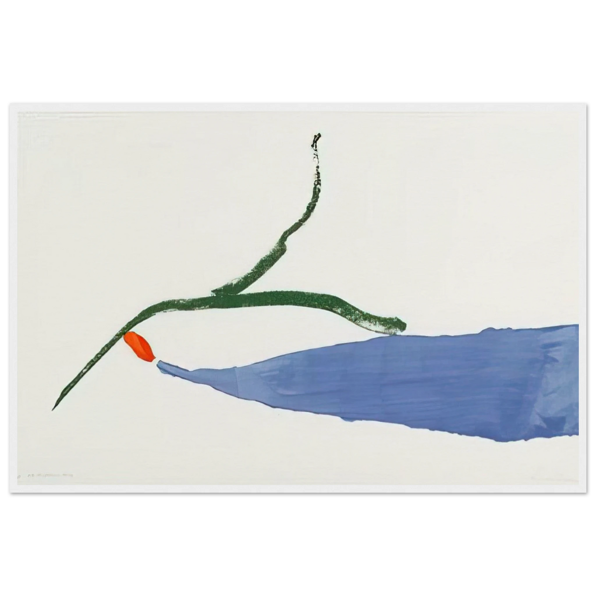 A Little Zen - 1970 Framed Poster | Helen Frankenthaler Framed Prints Wall Art | Frankenthaler Helen
