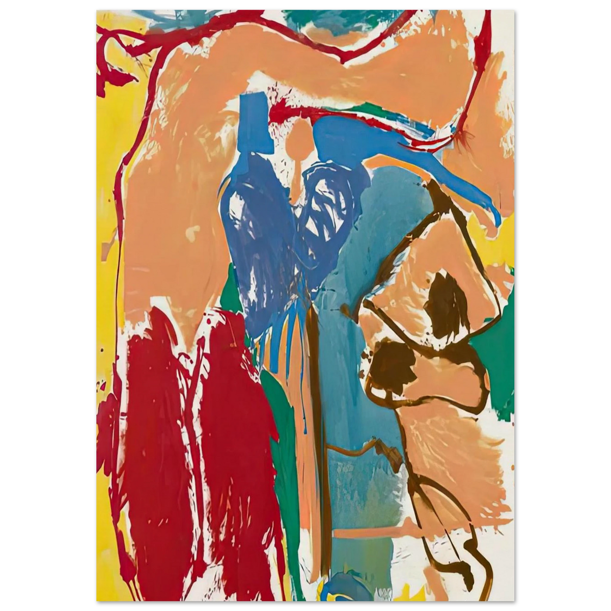 Mediterranean Thoughts, 1960- Poster | Helen Frankenthaler Poster | Frankenthaler Helen