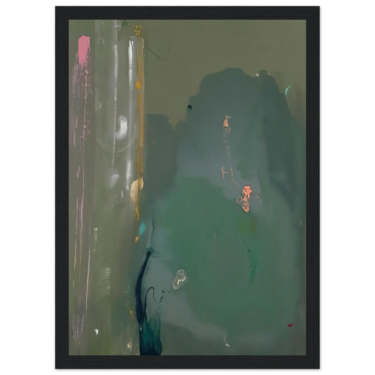 Côte d Argent - 1980 Framed Poster | Helen Frankenthaler Framed Prints Wall Art | Frankenthaler Helen
