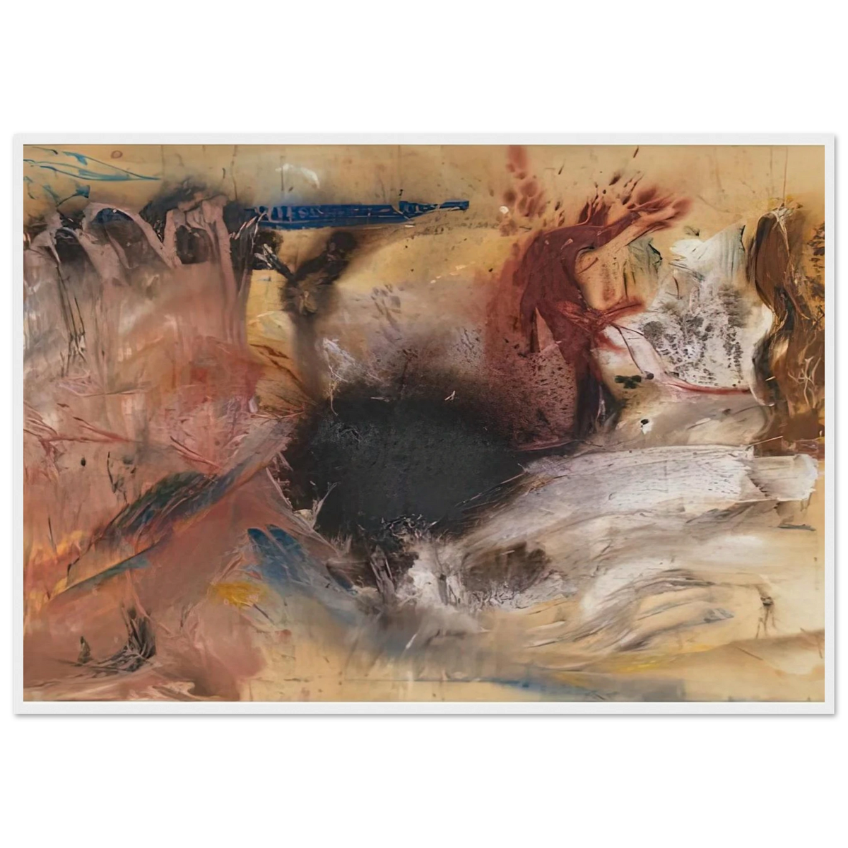 Sun Spot, 1954- Framed Poster | Helen Frankenthaler Framed Prints Wall Art | Frankenthaler Helen
