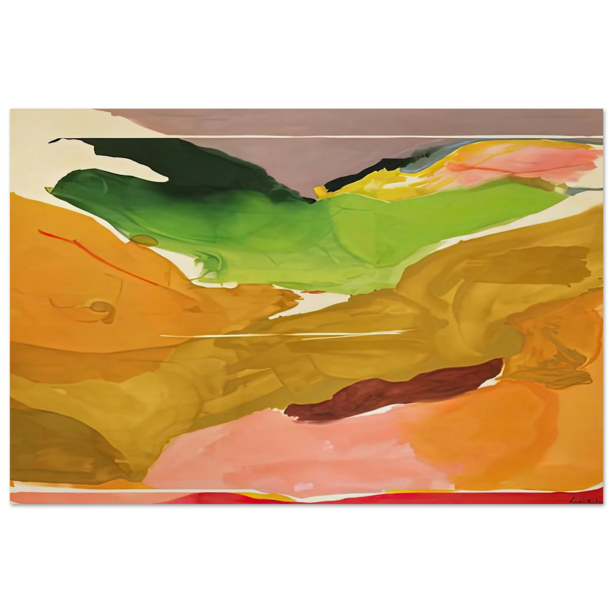 Nature Abhors a Vacuum, 1973- Poster | Helen Frankenthaler Poster | Frankenthaler Helen