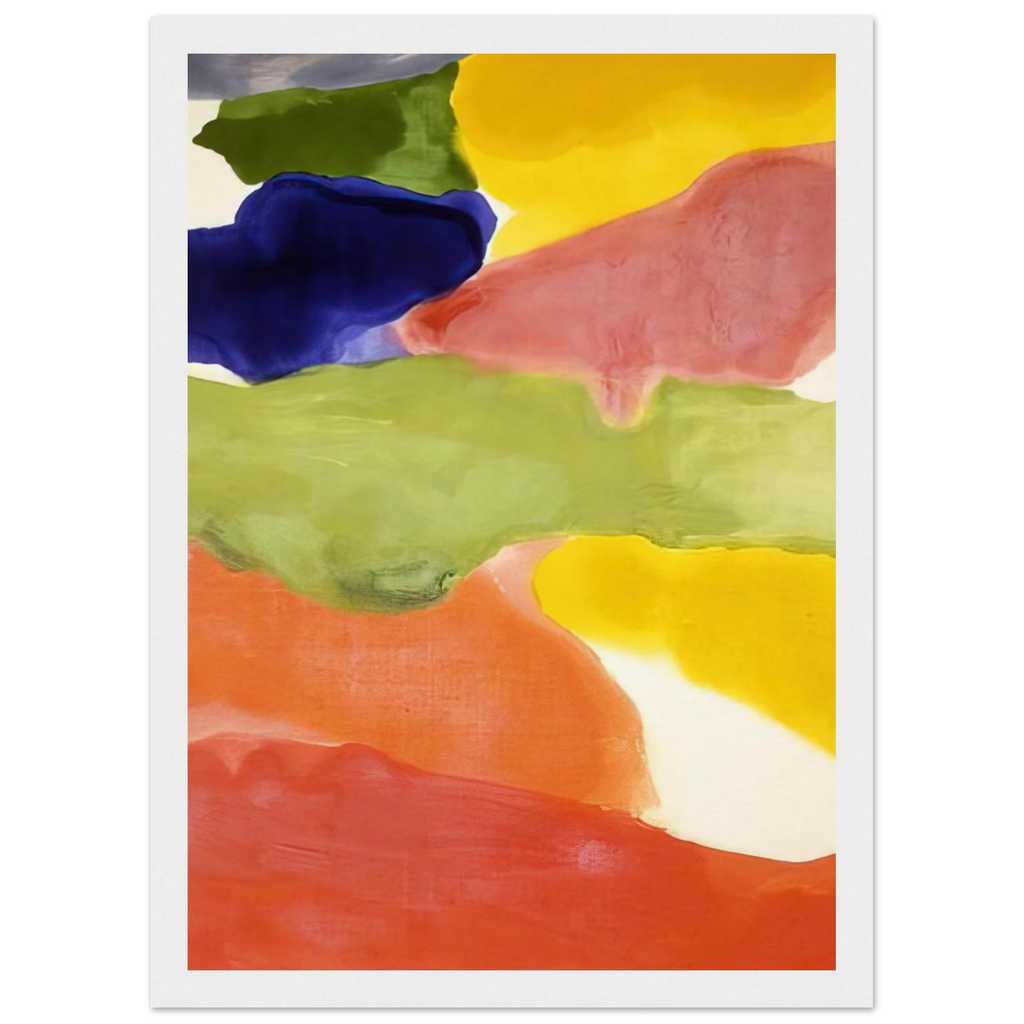 Tutti-Fruitti - 1966 Framed Poster | Helen Frankenthaler Framed Prints Wall Art | Frankenthaler Helen