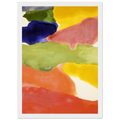 Tutti-Fruitti - 1966 Framed Poster | Helen Frankenthaler Framed Prints Wall Art | Frankenthaler Helen