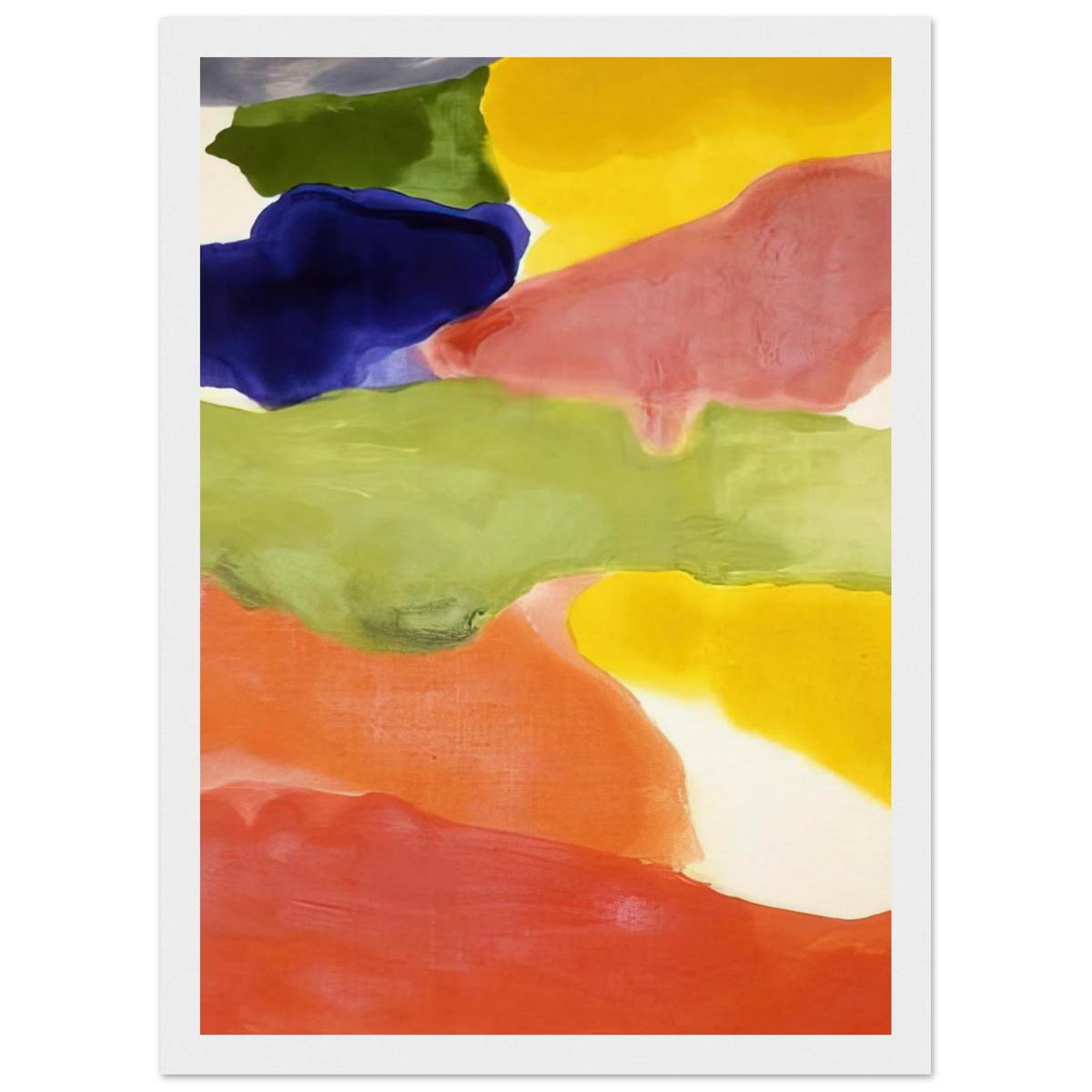 Tutti-Fruitti - 1966 Framed Poster | Helen Frankenthaler Framed Prints Wall Art | Frankenthaler Helen