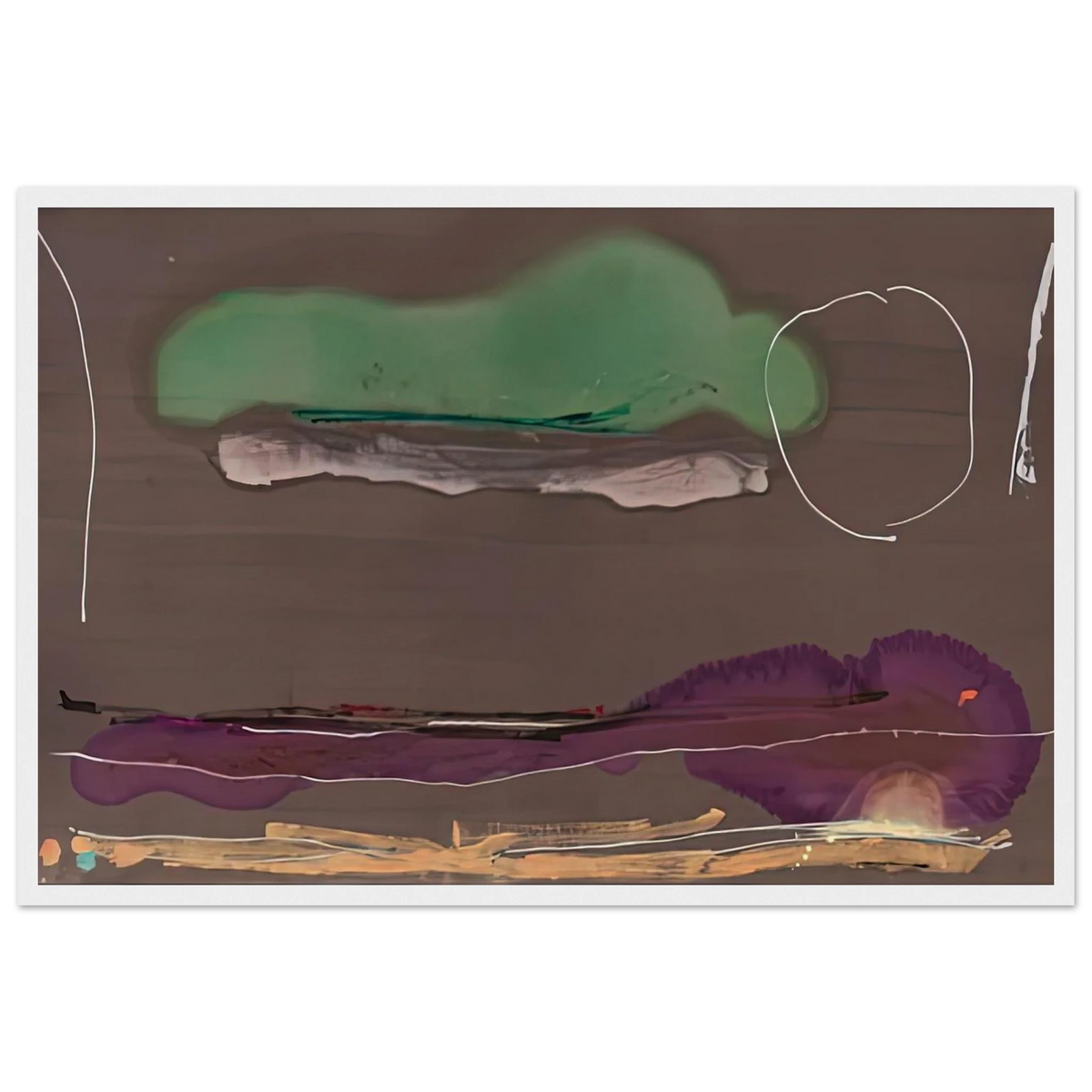 Madrid, 1984- Framed Poster | Helen Frankenthaler Framed Prints Wall Art | Frankenthaler Helen