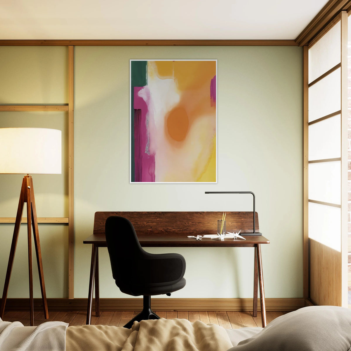 Bullseye - 1989 Framed Poster | Helen Frankenthaler Framed Prints Wall Art | Frankenthaler Helen