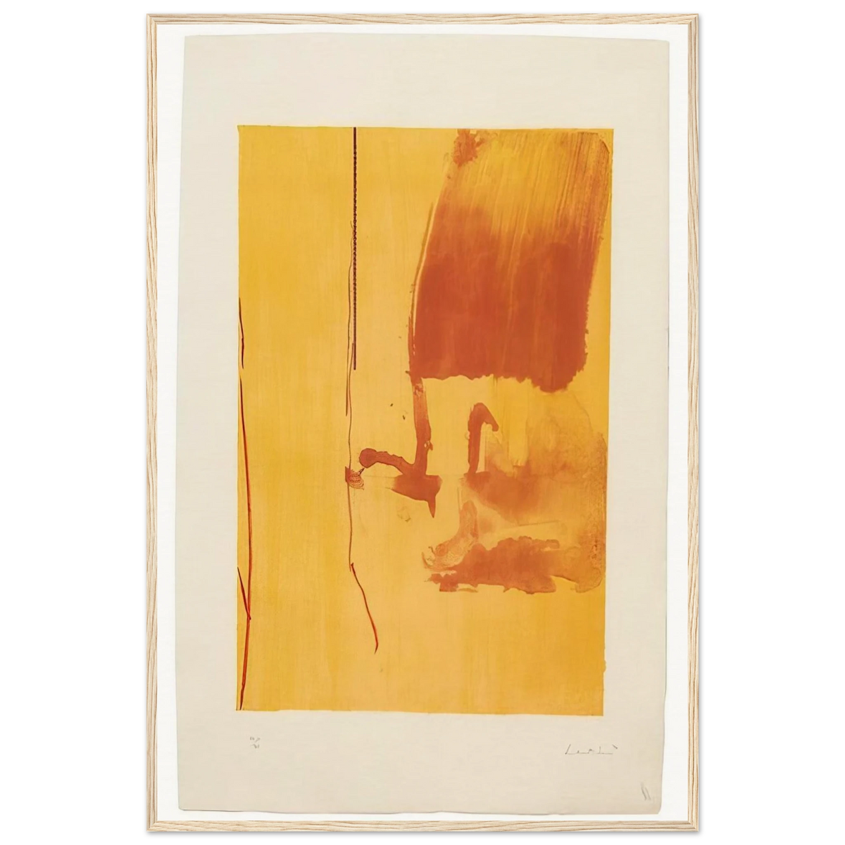 Harvest - 1976 Framed Poster | Helen Frankenthaler Framed Prints Wall Art | Frankenthaler Helen