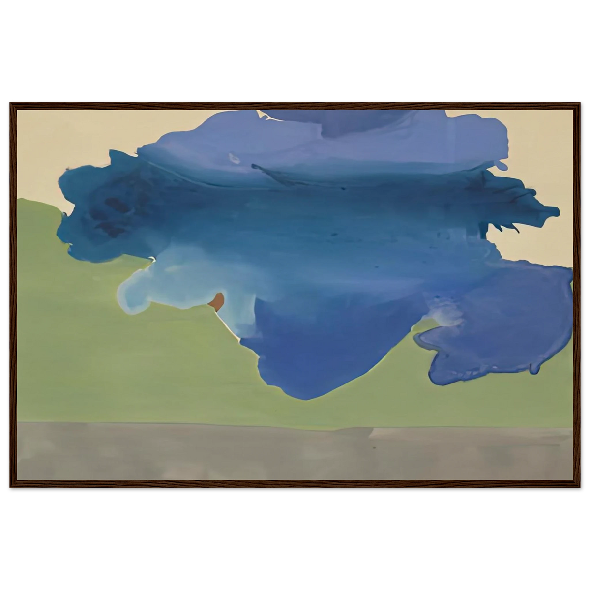 The Bay, 1963- Framed Poster | Helen Frankenthaler Framed Prints Wall Art | Frankenthaler Helen