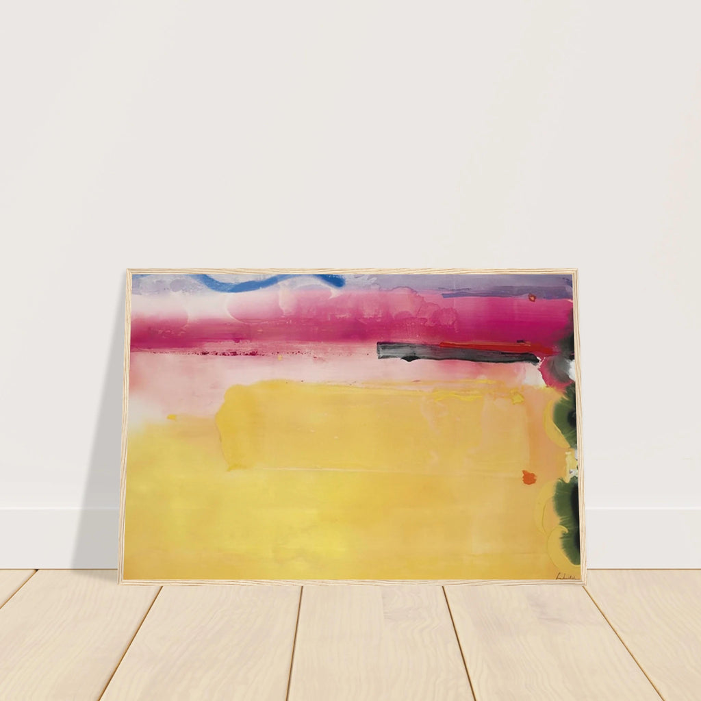 Black-Eyed Susan - 1988 Framed Poster | Helen Frankenthaler Framed Prints Wall Art | Frankenthaler Helen