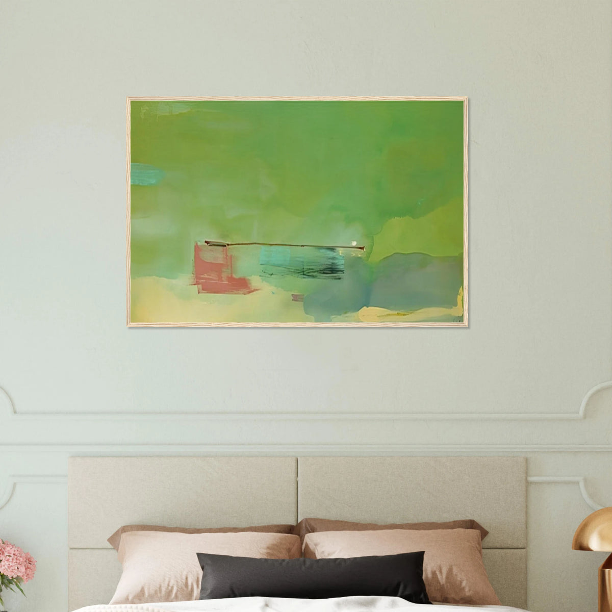 Springscape - 1975 Framed Poster | Helen Frankenthaler Framed Prints Wall Art | Frankenthaler Helen