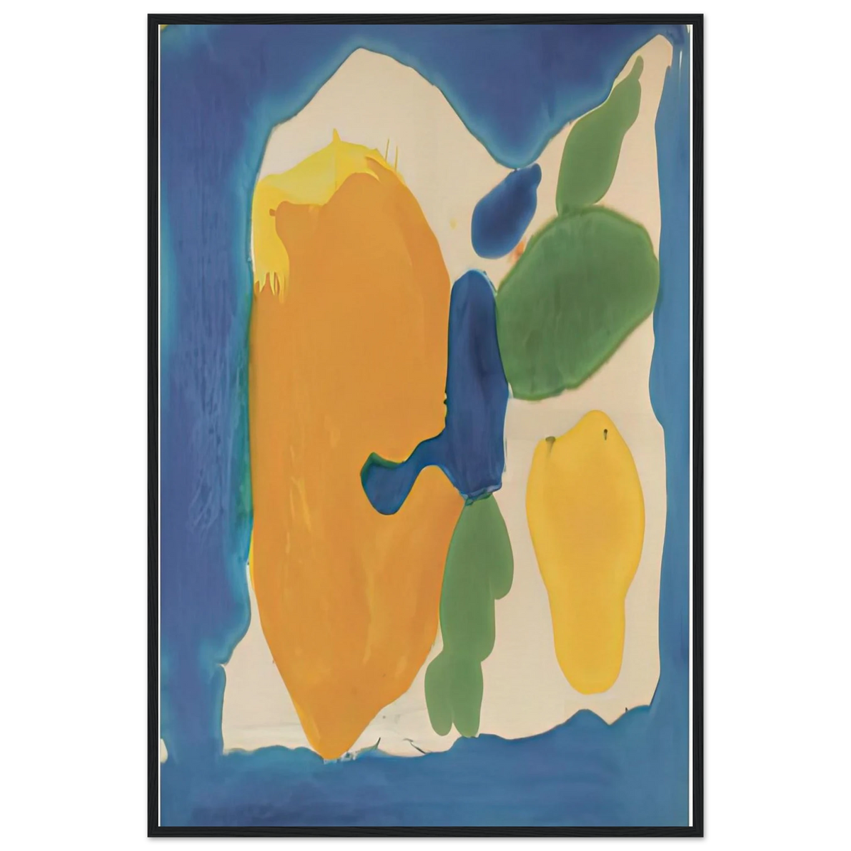 Provincetown Window, 1963-64- Framed Poster | Helen Frankenthaler Framed Prints Wall Art | Frankenthaler Helen