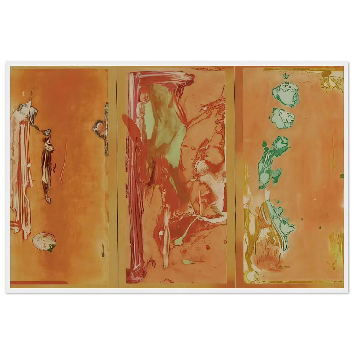 Gateway - 1988 Framed Poster | Helen Frankenthaler Framed Prints Wall Art | Frankenthaler Helen