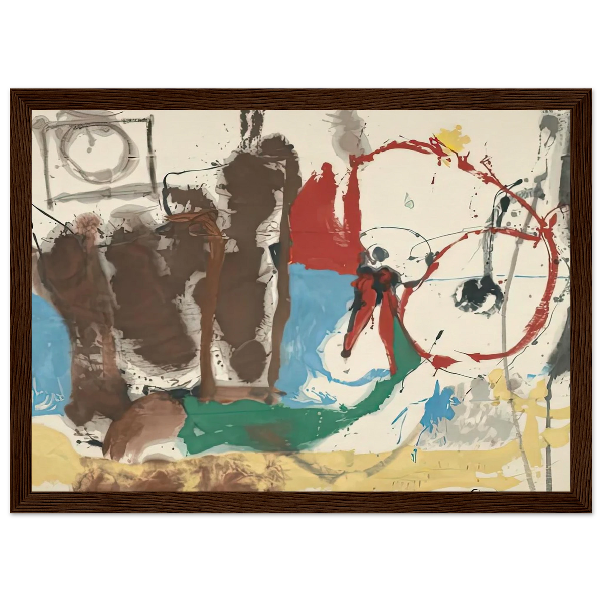 Mother Goose Melody, 1959- Framed Poster | Helen Frankenthaler Framed Prints Wall Art | Frankenthaler Helen