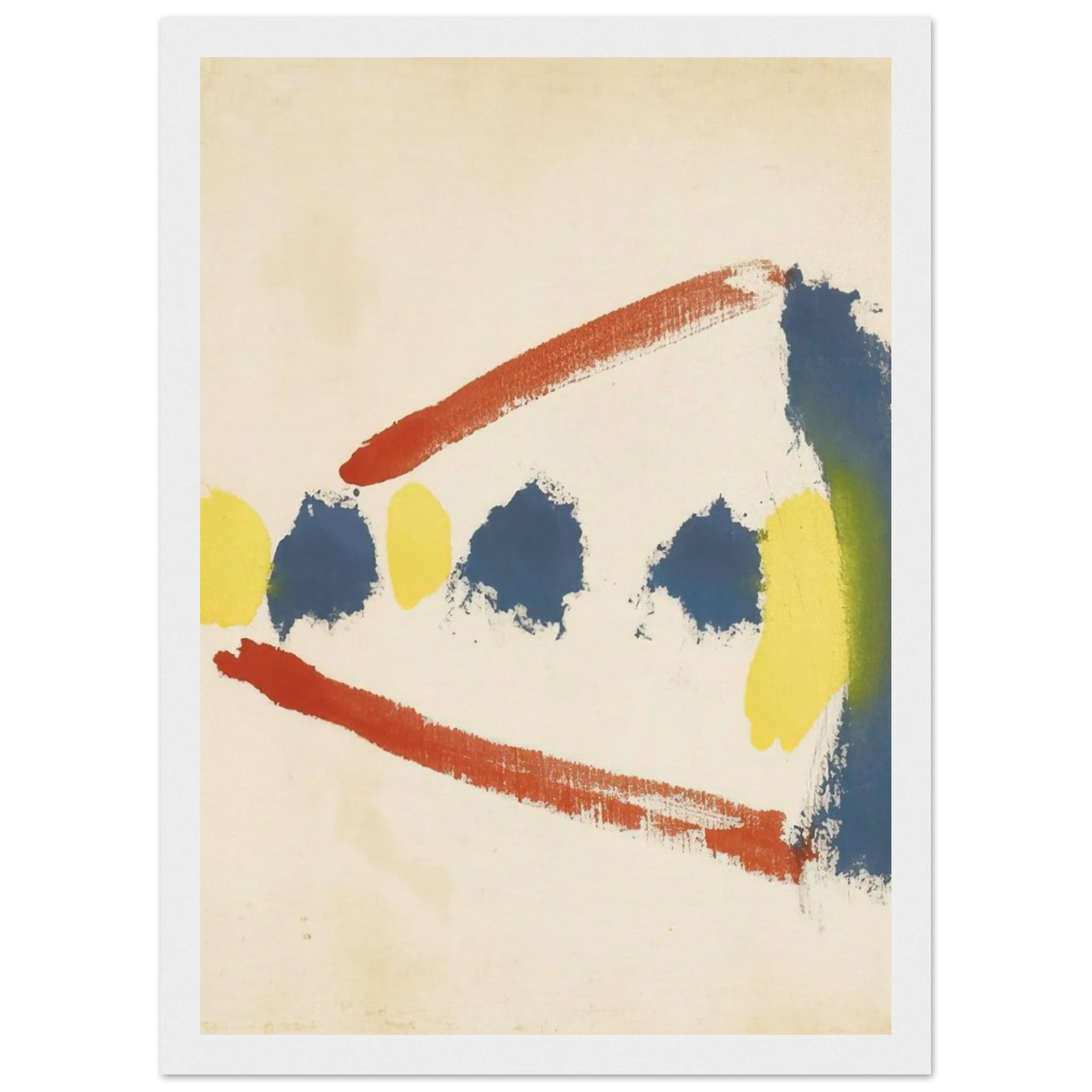 Untitled - 1965 Framed Poster | Helen Frankenthaler Framed Prints Wall Art | Frankenthaler Helen