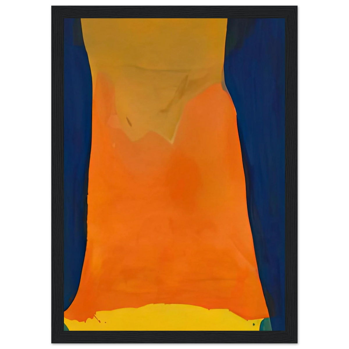 Orange Mood, 1963-64- Framed Poster | Helen Frankenthaler Framed Prints Wall Art | Frankenthaler Helen