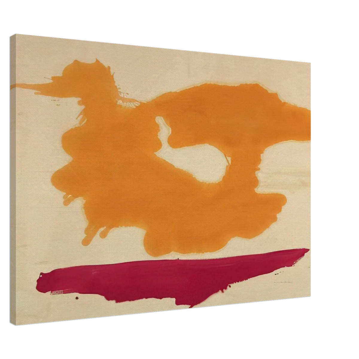 Only Orange - 1963 Canvas | Helen Frankenthaler Canvas | Frankenthaler Helen