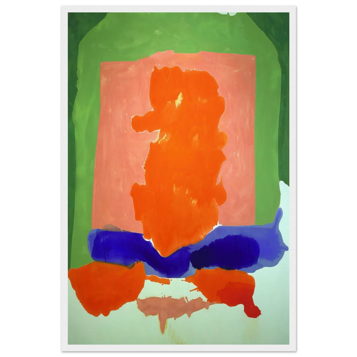 Small s Paradise - 1964 Framed Poster | Helen Frankenthaler Framed Prints Wall Art | Frankenthaler Helen
