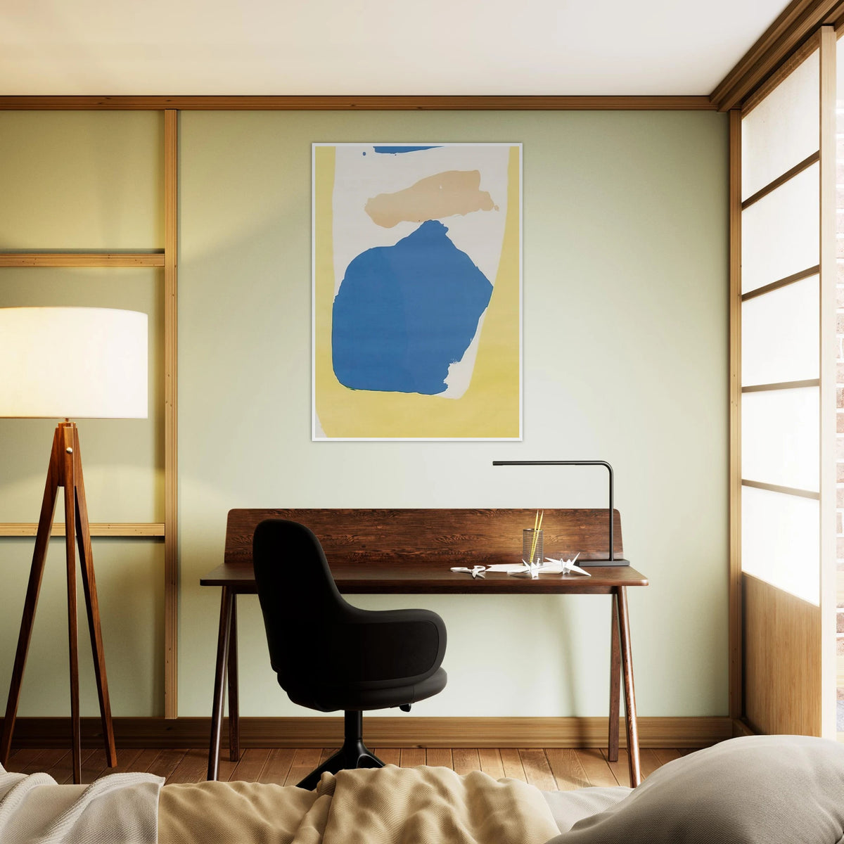Frankenthaler Preview - 1965 Framed Poster | Helen Frankenthaler Framed Prints Wall Art | Frankenthaler Helen