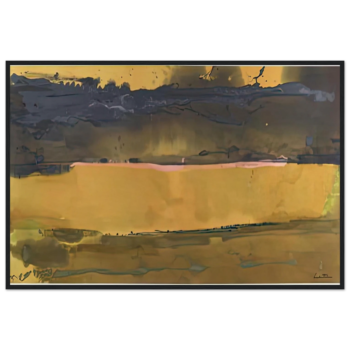 Shippan October, 1981- Framed Poster | Helen Frankenthaler Framed Prints Wall Art | Frankenthaler Helen