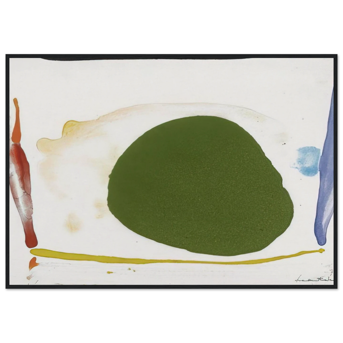 Thanksgiving Day - 1973 Framed Poster | Helen Frankenthaler Framed Prints Wall Art | Frankenthaler Helen
