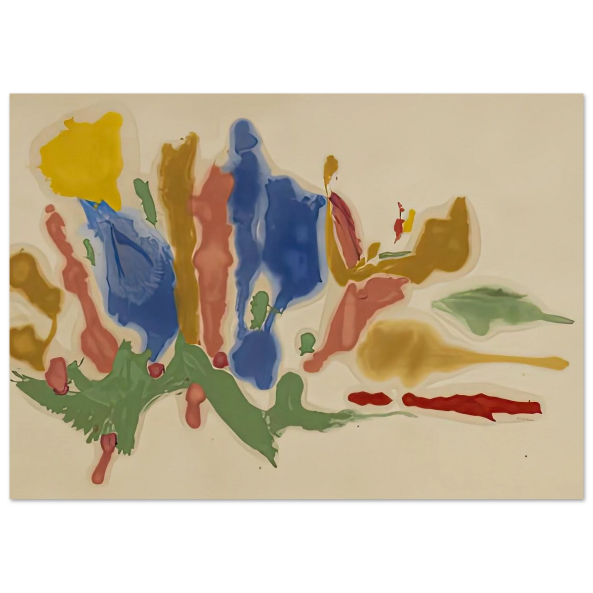 Cool Summer, 1962- Poster | Helen Frankenthaler Poster | Frankenthaler Helen