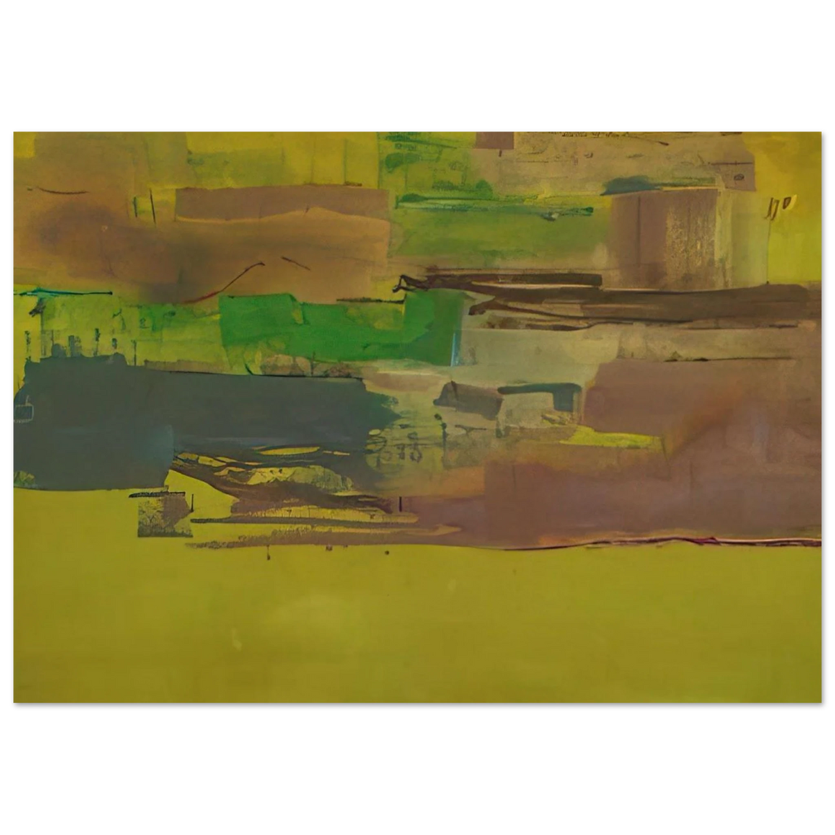 August Deep - 1978 Poster | Helen Frankenthaler Poster | Frankenthaler Helen