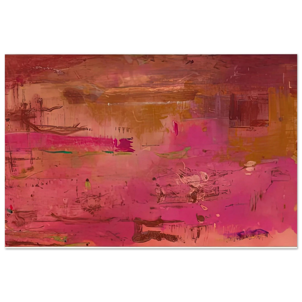Dream Walk Red, 1978- Poster | Helen Frankenthaler Poster | Frankenthaler Helen