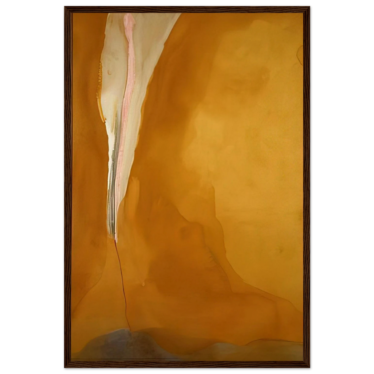 Coral Wedge - 1972 Framed Poster | Helen Frankenthaler Framed Prints Wall Art | Frankenthaler Helen