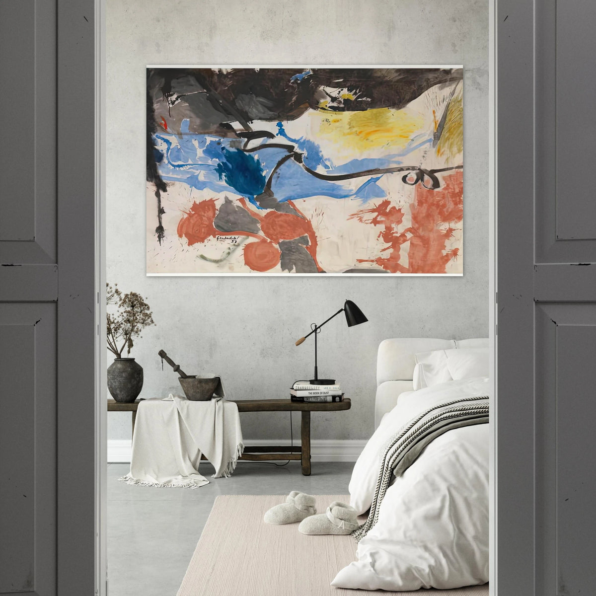 Hotel Cro-Magnon, 1958- Poster | Helen Frankenthaler Poster | Frankenthaler Helen