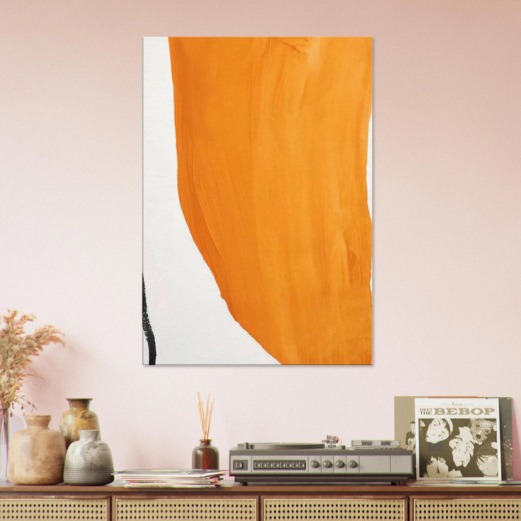 Orange Downpour - 1970 Canvas | Helen Frankenthaler Canvas | Frankenthaler Helen
