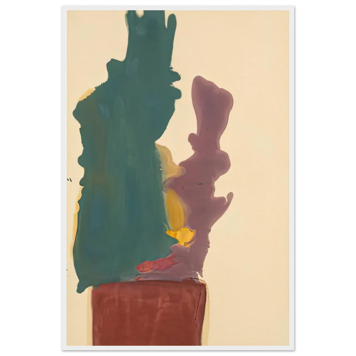 Evil Spirit, 1963- Framed Poster | Helen Frankenthaler Framed Prints Wall Art | Frankenthaler Helen