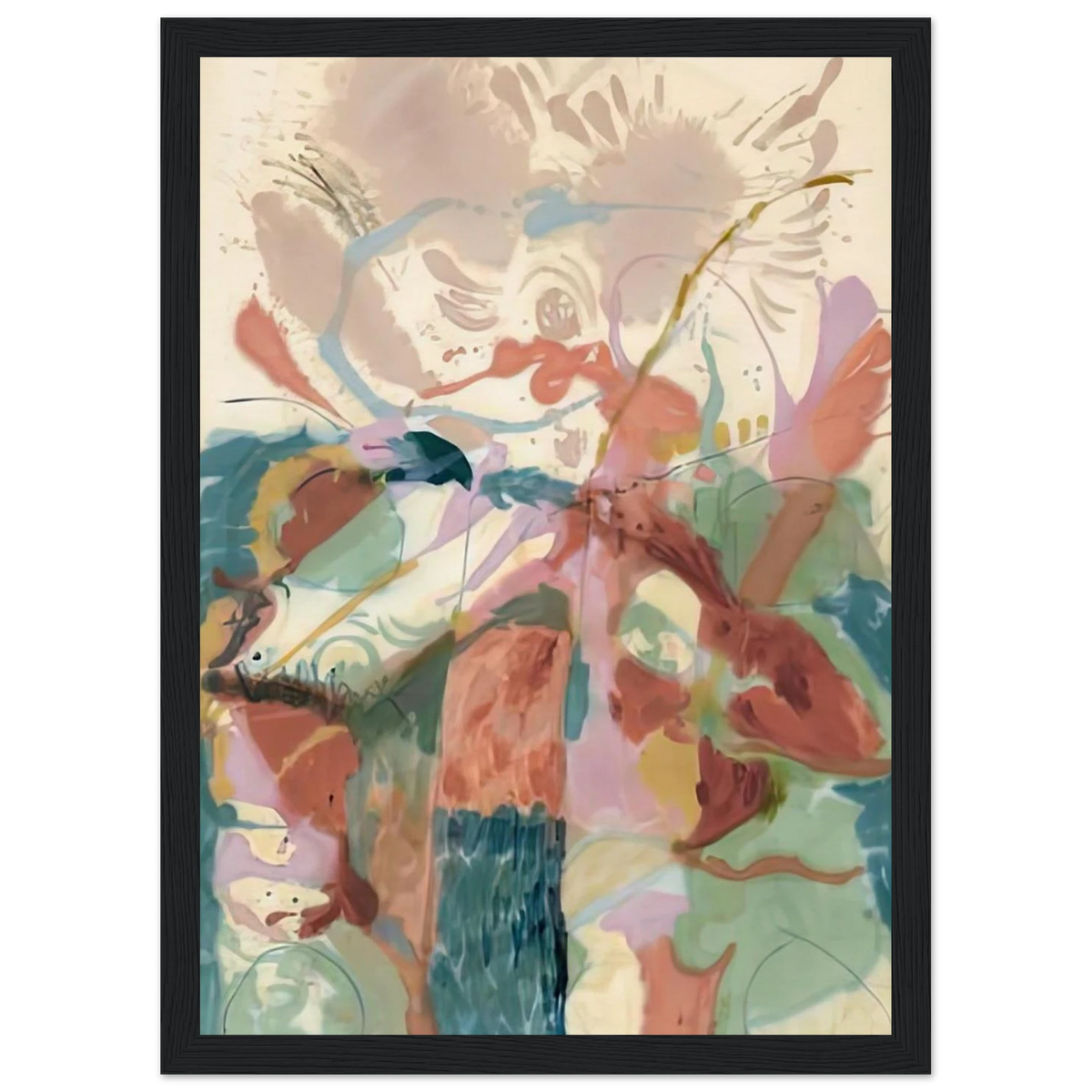 Jacob's Ladder, 1957- Framed Poster | Helen Frankenthaler Framed Prints Wall Art | Frankenthaler Helen