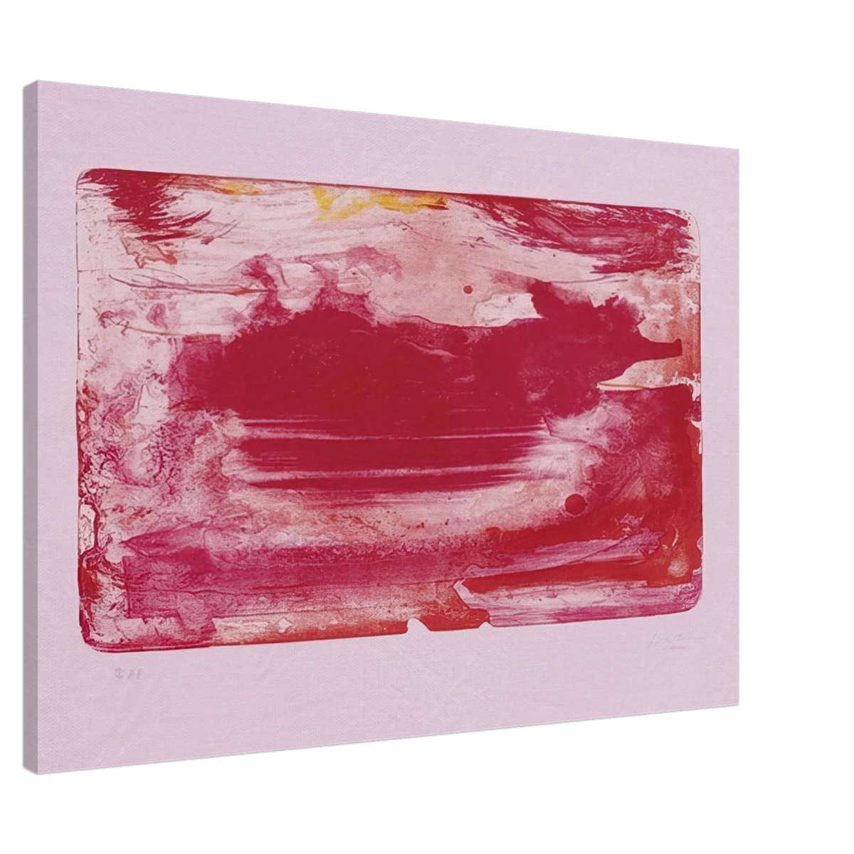 The Red Sea - 1982 Canvas | Helen Frankenthaler Canvas | Frankenthaler Helen