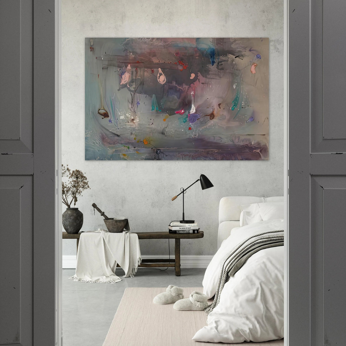 Grey Fireworks, 1982- Poster | Helen Frankenthaler Poster | Frankenthaler Helen