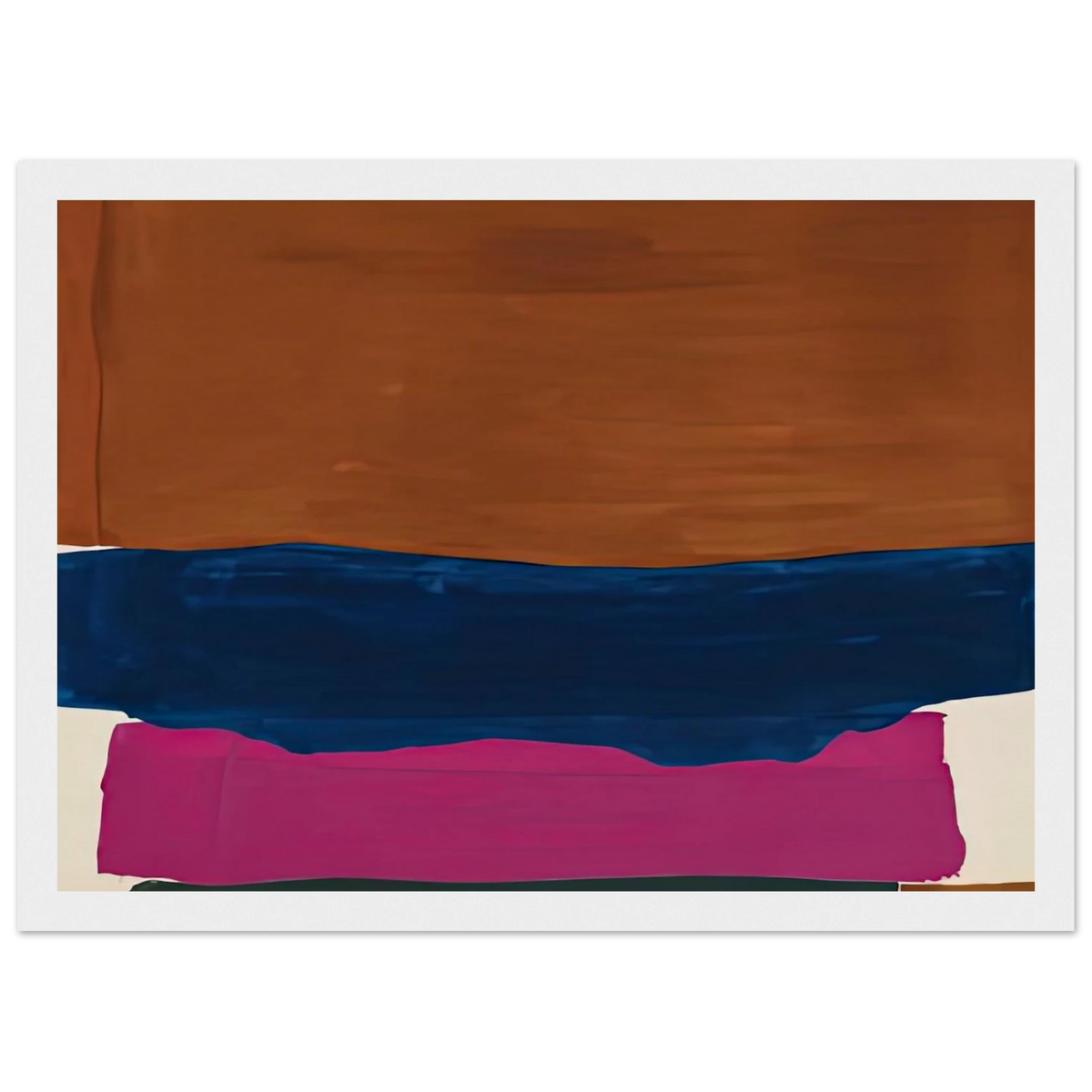 Indian Summer, 1967- Framed Poster | Helen Frankenthaler Framed Prints Wall Art | Frankenthaler Helen