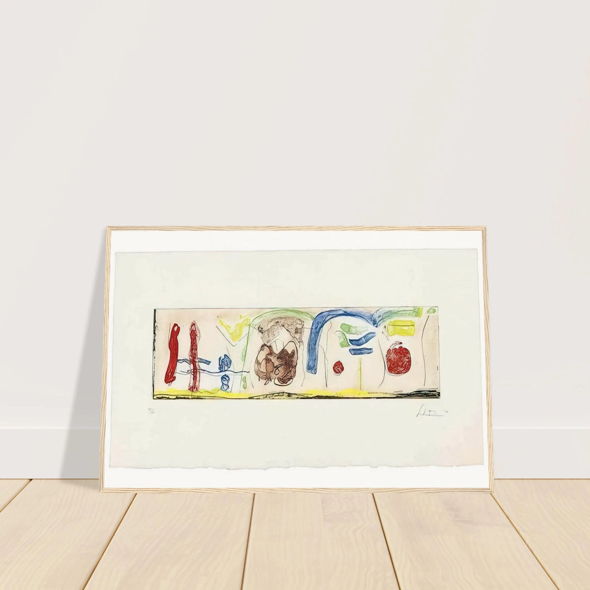 Bridges - 1996 Framed Poster | Helen Frankenthaler Framed Prints Wall Art | Frankenthaler Helen