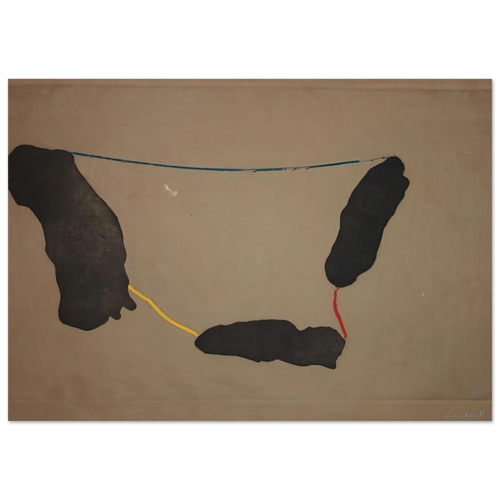Connected By Joy - 1973 Poster | Helen Frankenthaler Poster | Frankenthaler Helen