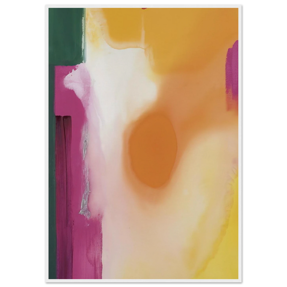 Bullseye - 1989 Framed Poster | Helen Frankenthaler Framed Prints Wall Art | Frankenthaler Helen