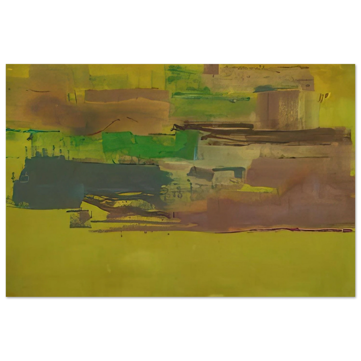 August Deep - 1978 Poster | Helen Frankenthaler Poster | Frankenthaler Helen