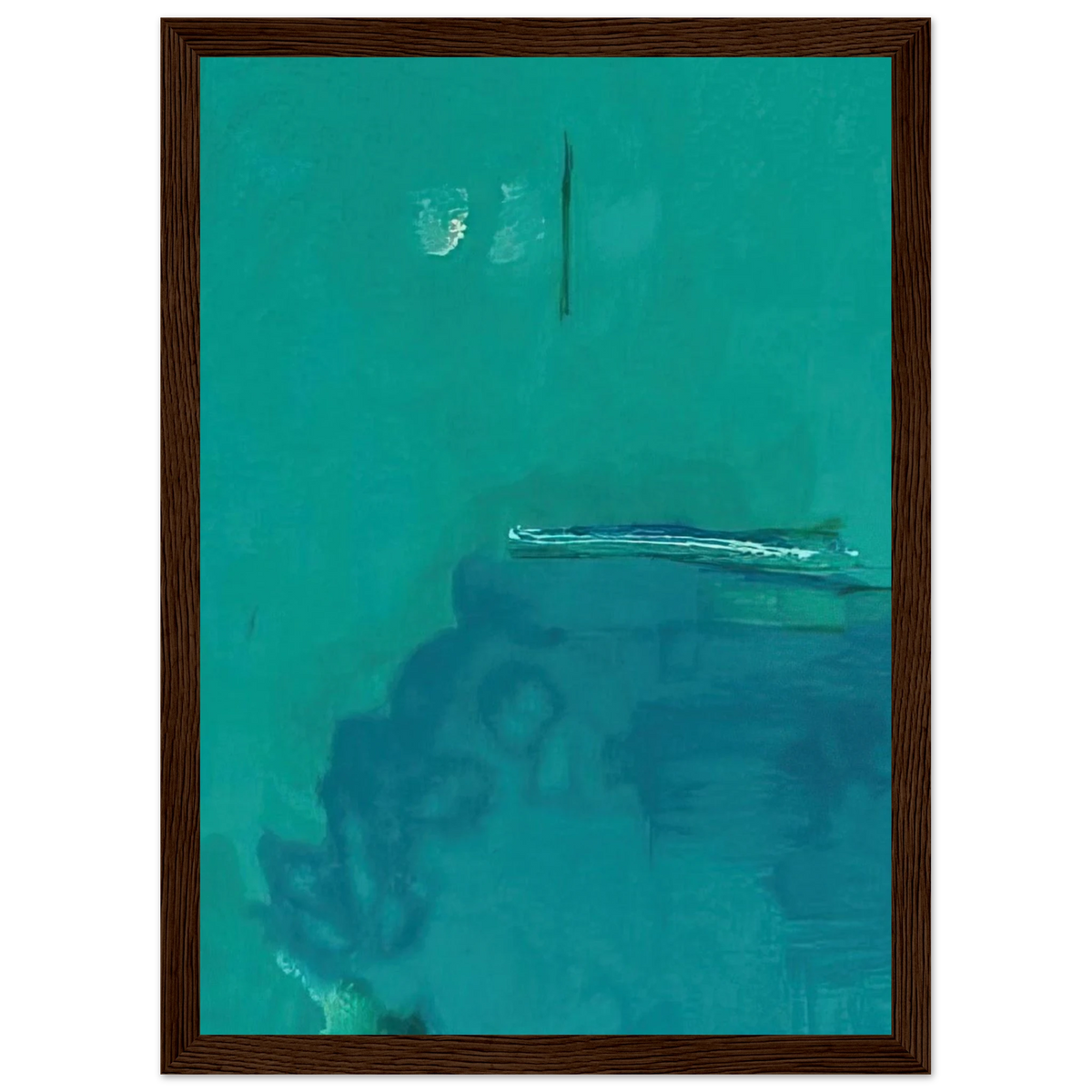 Contentment Island - 2004 Framed Poster | Helen Frankenthaler Framed Prints Wall Art | Frankenthaler Helen