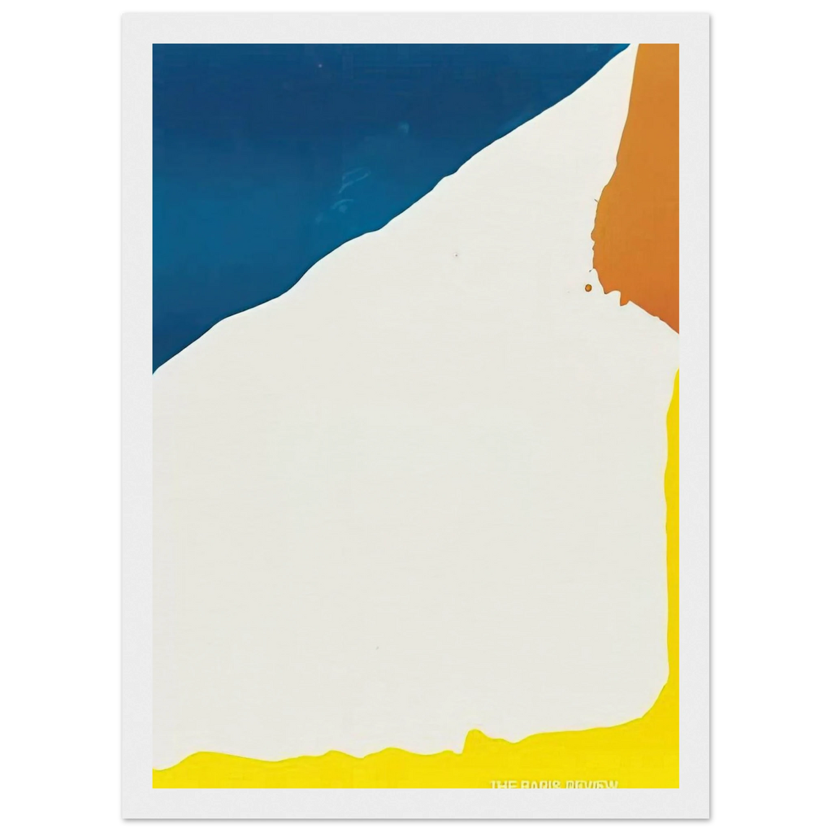 Paris Review - 1966 Framed Poster | Helen Frankenthaler Framed Prints Wall Art | Frankenthaler Helen
