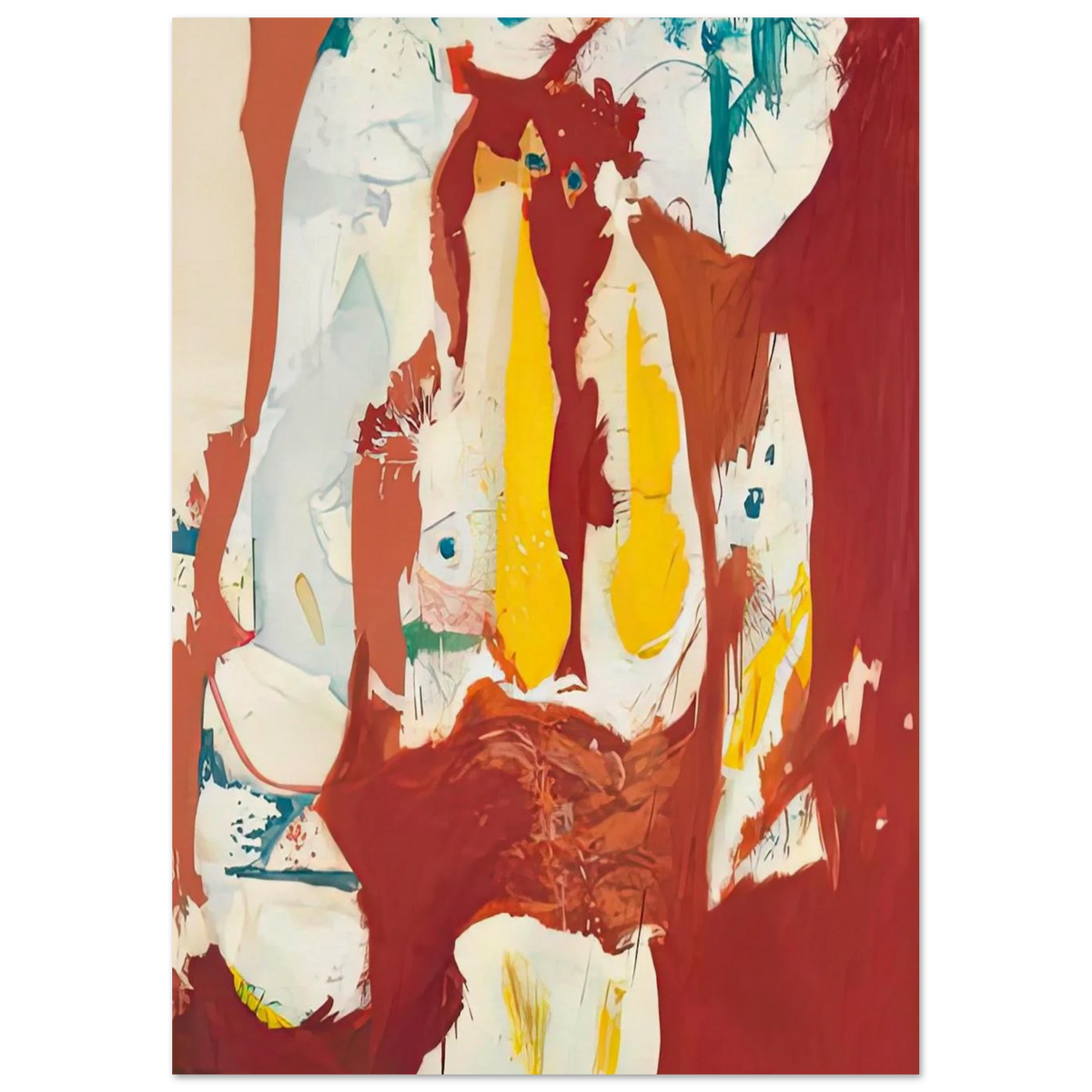 The Red Sea, 1959- Poster | Helen Frankenthaler Poster | Frankenthaler Helen