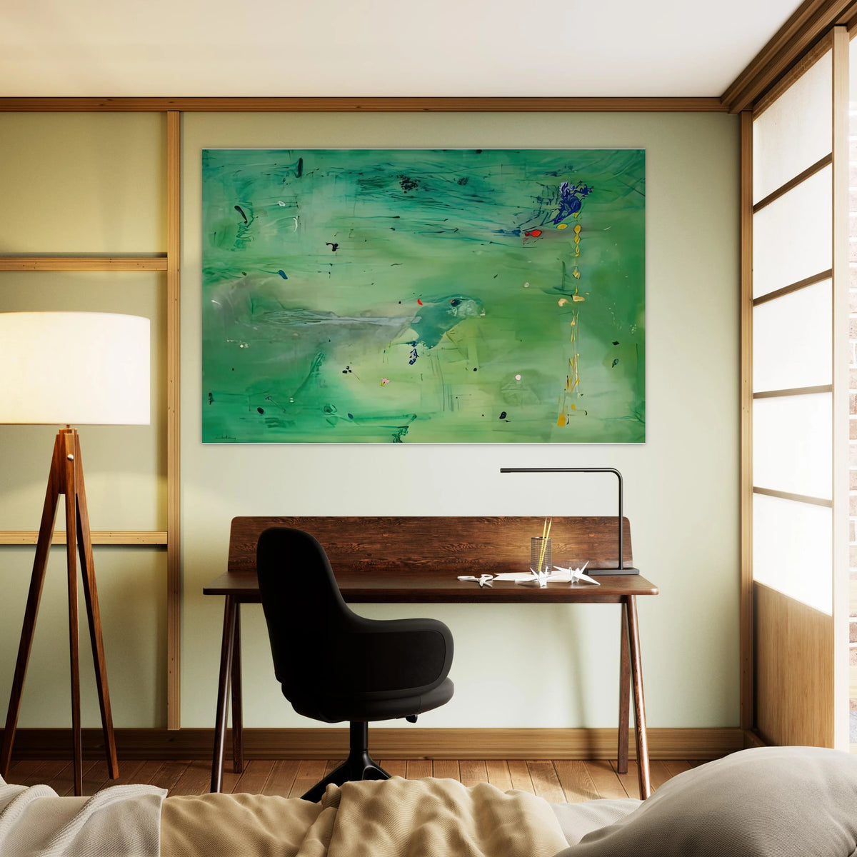 A Green Thought in a Green Shade, 1981- Poster | Helen Frankenthaler Poster | Frankenthaler Helen