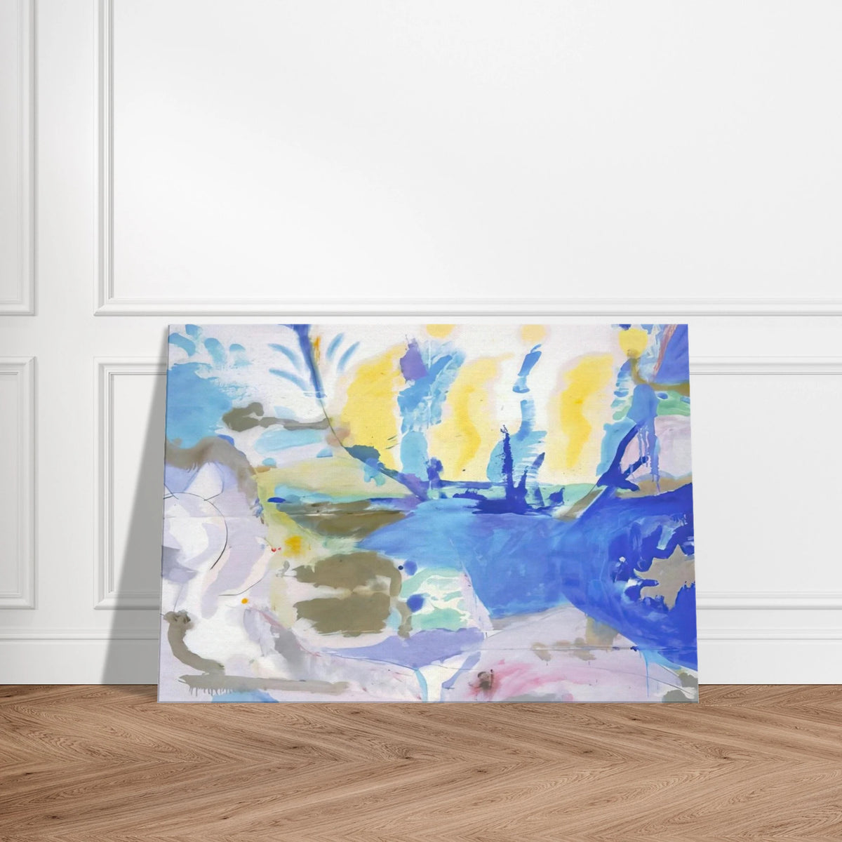 Basque Beach - 1958 Canvas | Helen Frankenthaler Canvas | Frankenthaler Helen