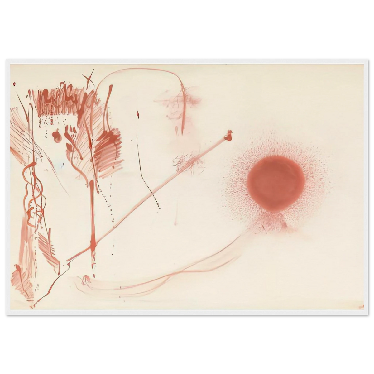 Towards a New Climate, 1957- Framed Poster | Helen Frankenthaler Framed Prints Wall Art | Frankenthaler Helen