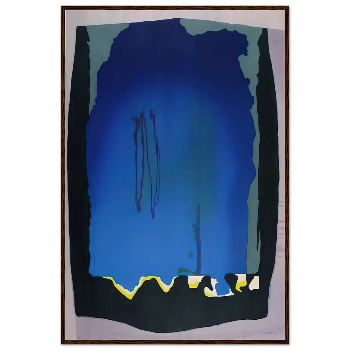 Freefall - 1992 Framed Poster | Helen Frankenthaler Framed Prints Wall Art | Frankenthaler Helen